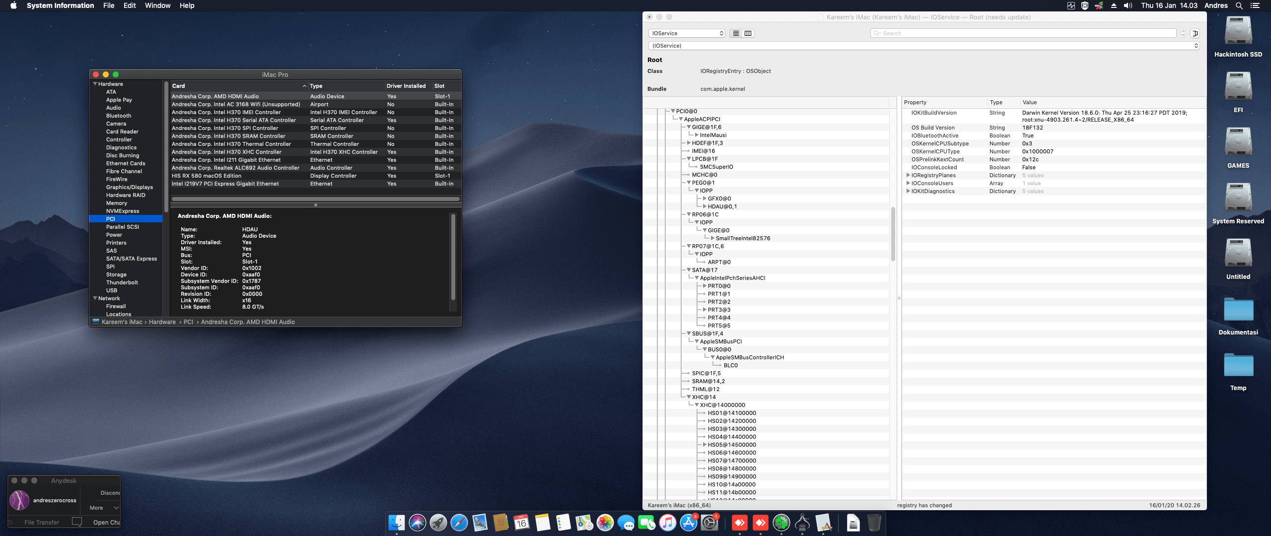 ASRock H370M ITX:AC + Intel Core i3 9100F + HIS RX 580 8