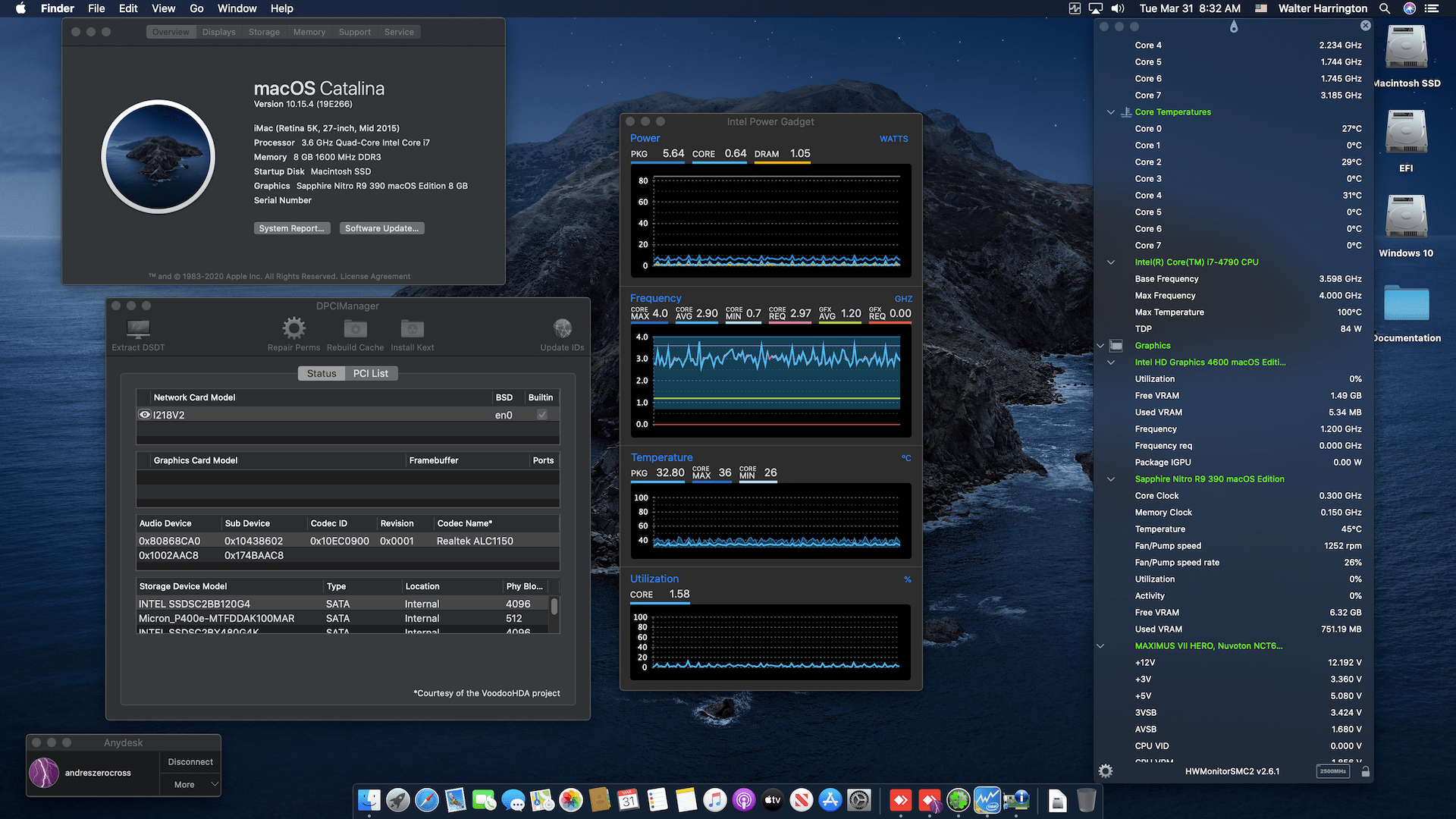 ASUS ROG MAXIMUS VII HERO + Intel Core i7 4790 + Sapphire Nitro+ R9 390 1
