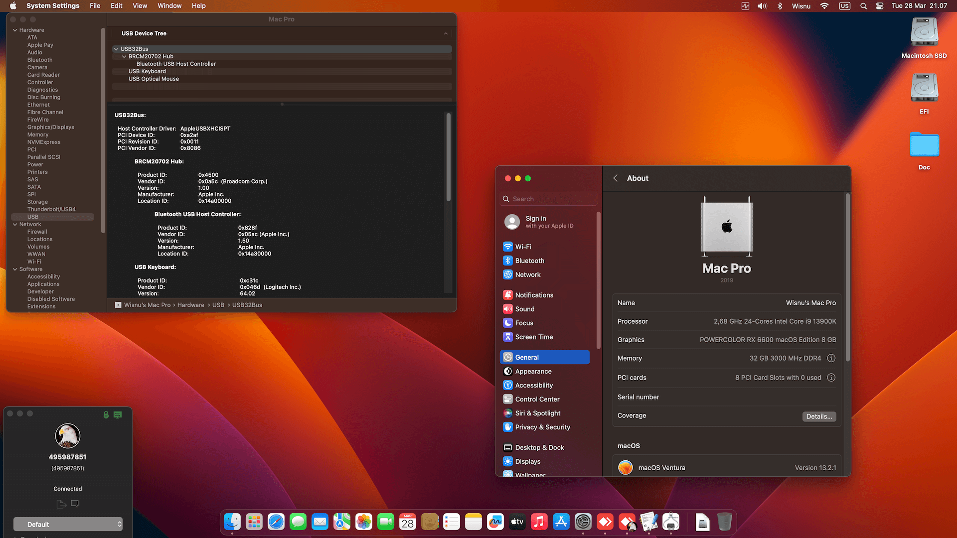 Asrock DeskMeet B660 Series + Intel Core i9 13900K + Power Color RX 6600   OpenCore 3