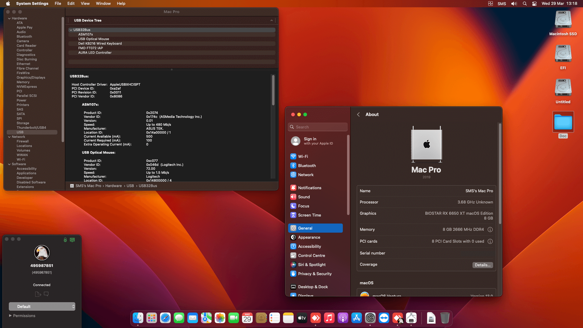 Asus Prime B660 Plus D4 + Intel Core i5 12600K + Biostar RX 6650 XT   OpenCore 3