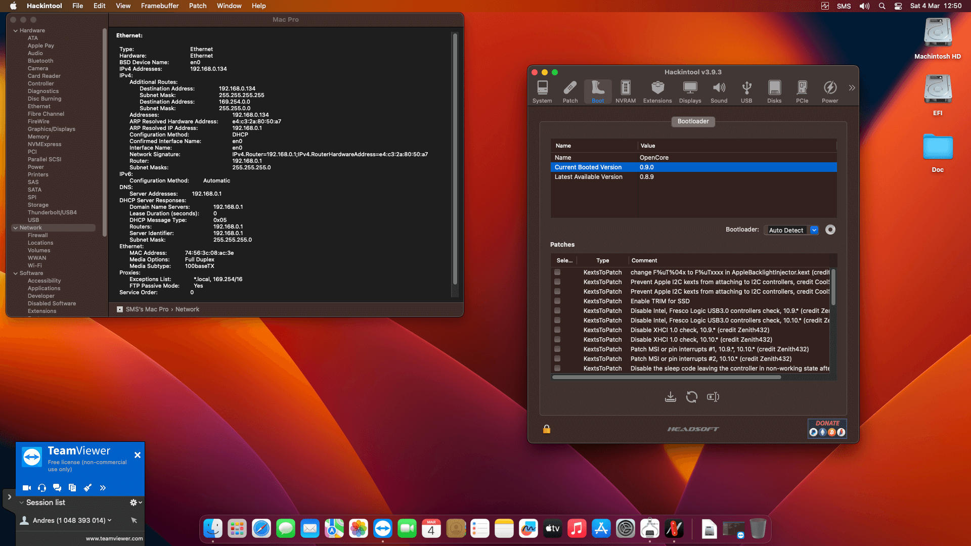 Gigabyte B660M DS3H AX DDR4 + Intel Core i7 12700F + Sapphire RX 580   OpenCore 8