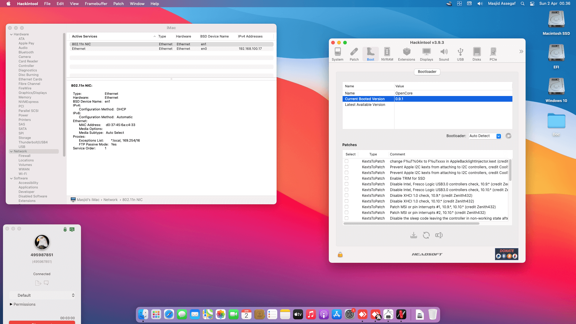 Gigabyte GA H81M DS2 + Intel Core i5 4590 + Colorful GT 710   OpenCore 8