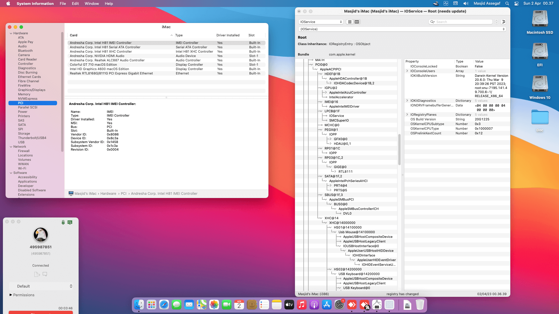 Gigabyte GA H81M DS2 + Intel Core i5 4590 + Colorful GT 710   OpenCore 9