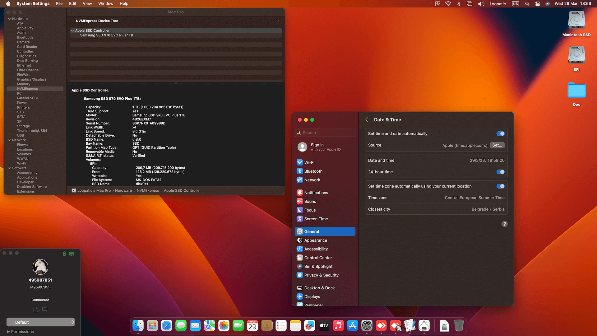 Gigabyte Z590 Vision D + Intel Core i7 10700K + Gigabyte RX 6600   OpenCore 6