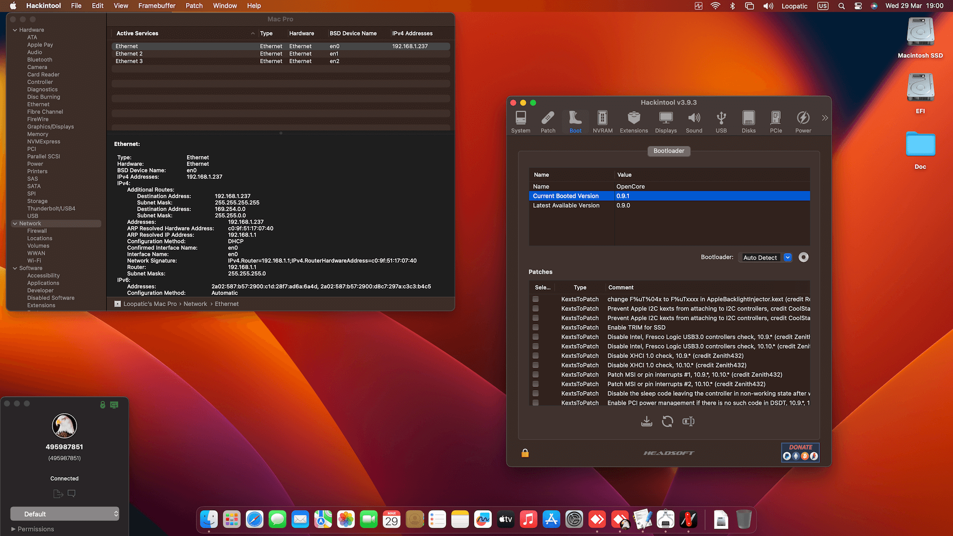 Gigabyte Z590 Vision D + Intel Core i7 10700K + Gigabyte RX 6600   OpenCore 8