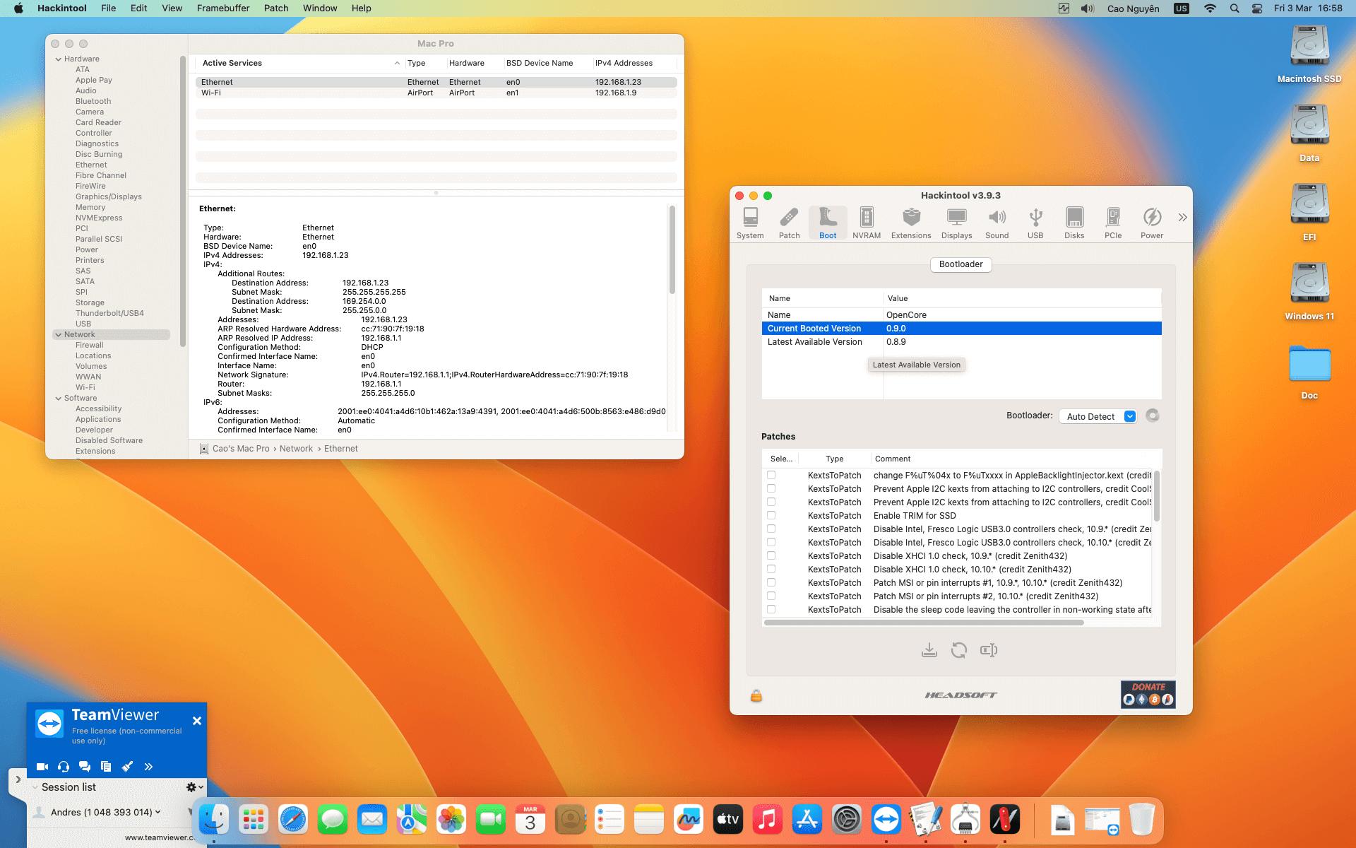 Gigabyte Z690 Gaming X DDR4 + Intel Core i7 12700K + Gigabyte RX 6600 XT   OpenCore 8