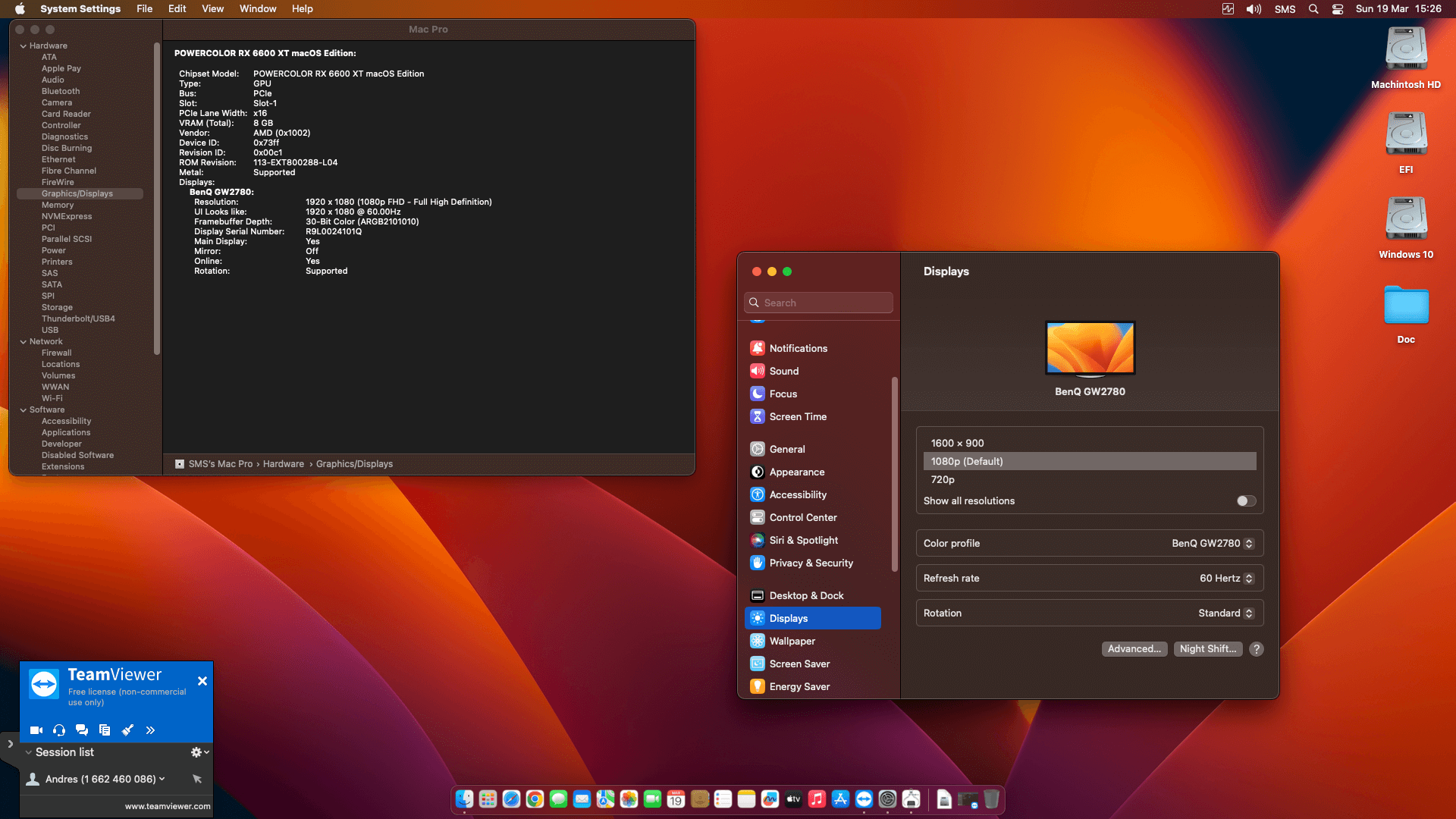 Gigabyte Z790 UD AC + Intel Core i9 12900K + Power Color RX 6600 XT   OpenCore 5