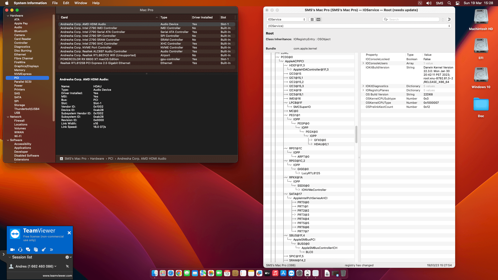 Gigabyte Z790 UD AC + Intel Core i9 12900K + Power Color RX 6600 XT   OpenCore 9