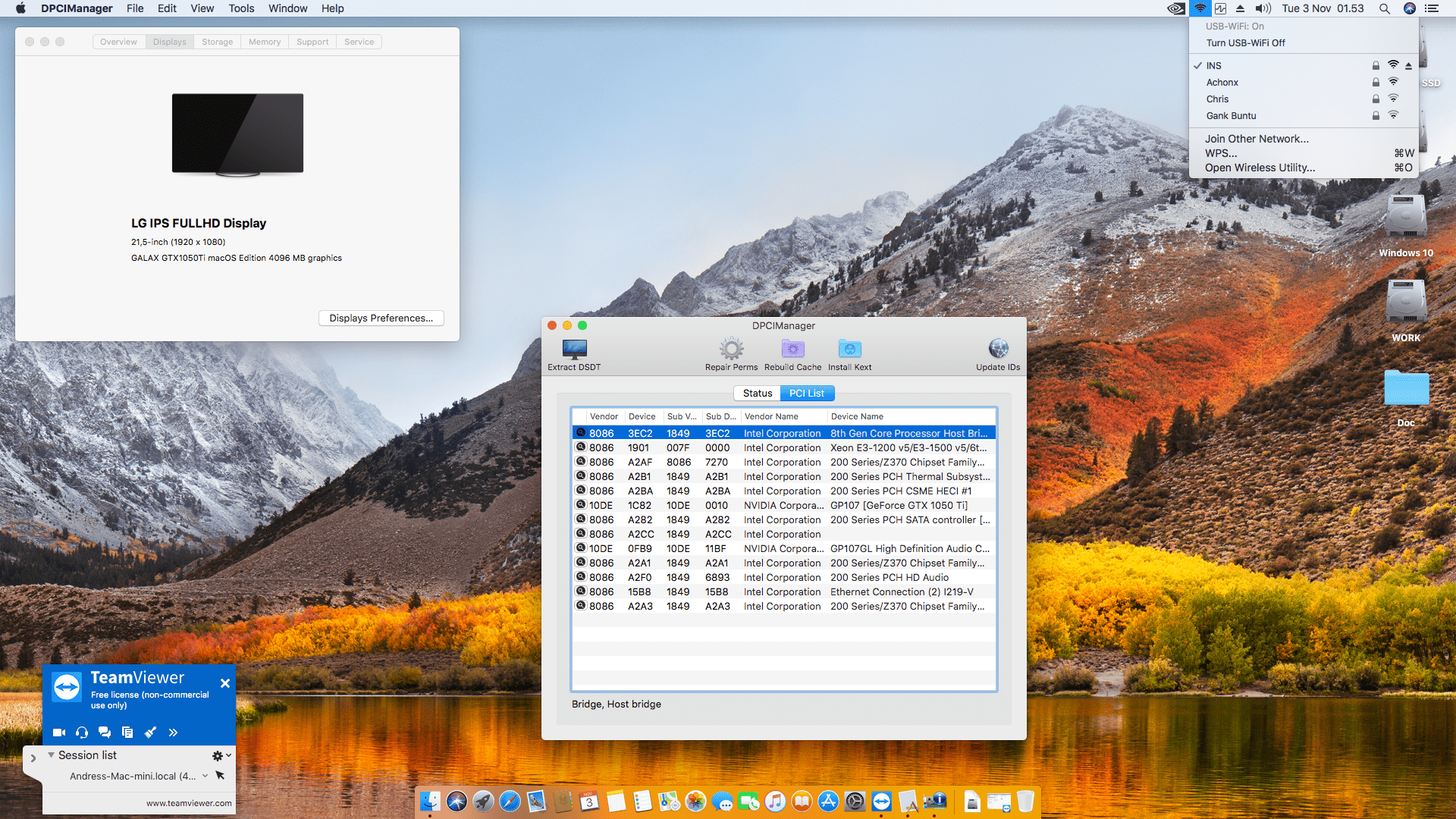 Asrock B365 Pro 4 + Intel Core i5 9400F + Galax GTX 1050Ti   OpenCore 2