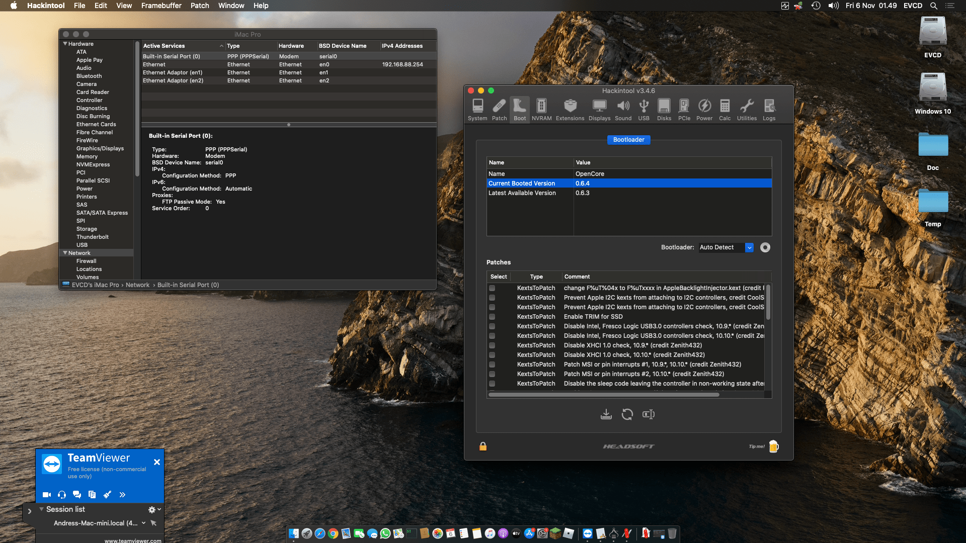Asrock B450M Steel Legend + AMD Ryzen 2600 + MSI RX 5700XT OpenCore 8