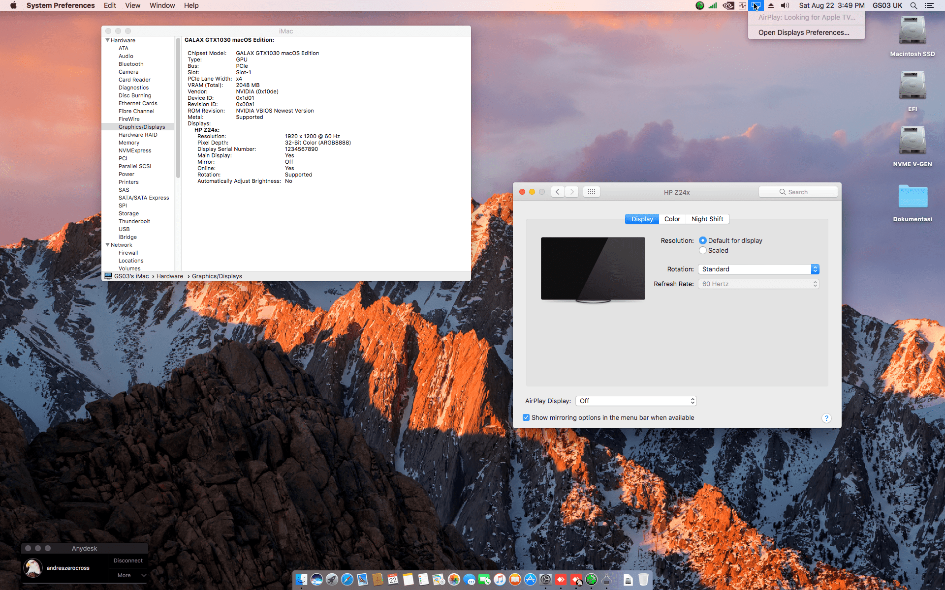 Asrock Fatality B250 Gaming K4 + Intel Core i7 6700 + Galax GT 1030 6