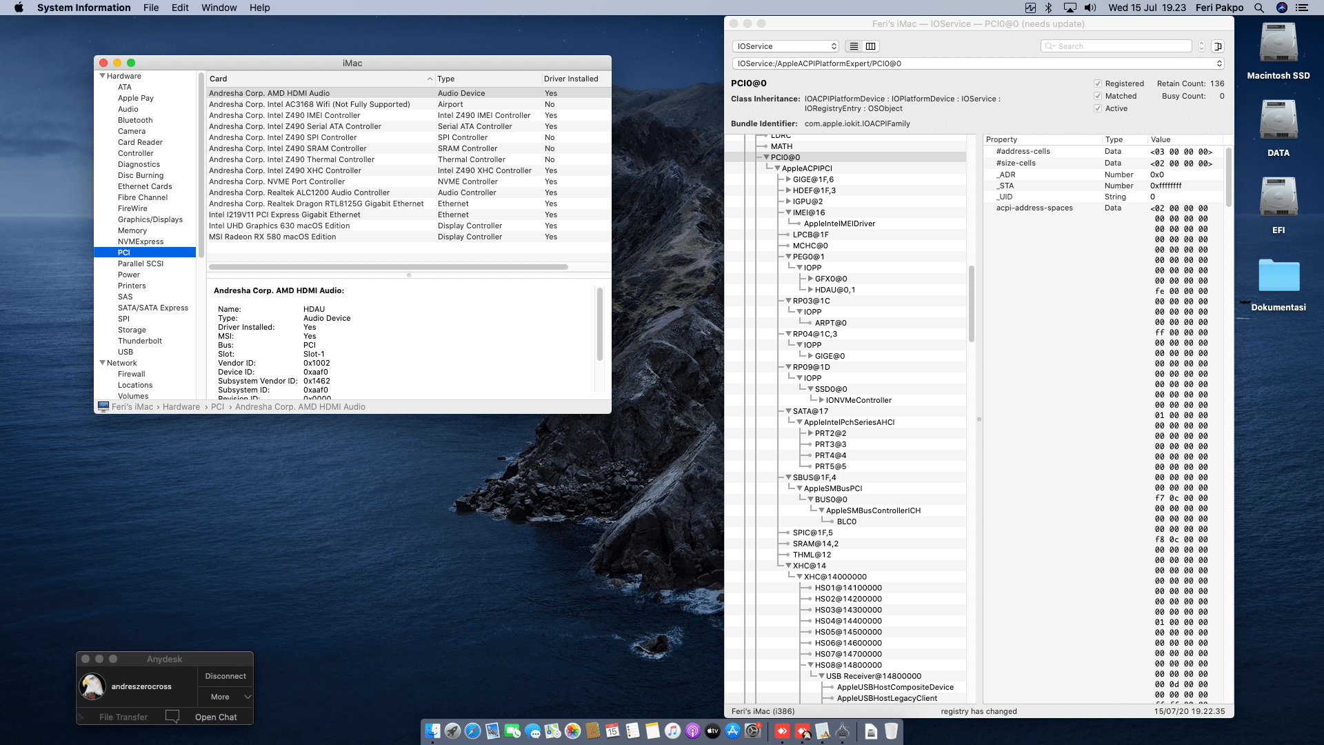 Asrock Z490M ITX:AC + Intel Core i5 10400 + MSI RX 580 8