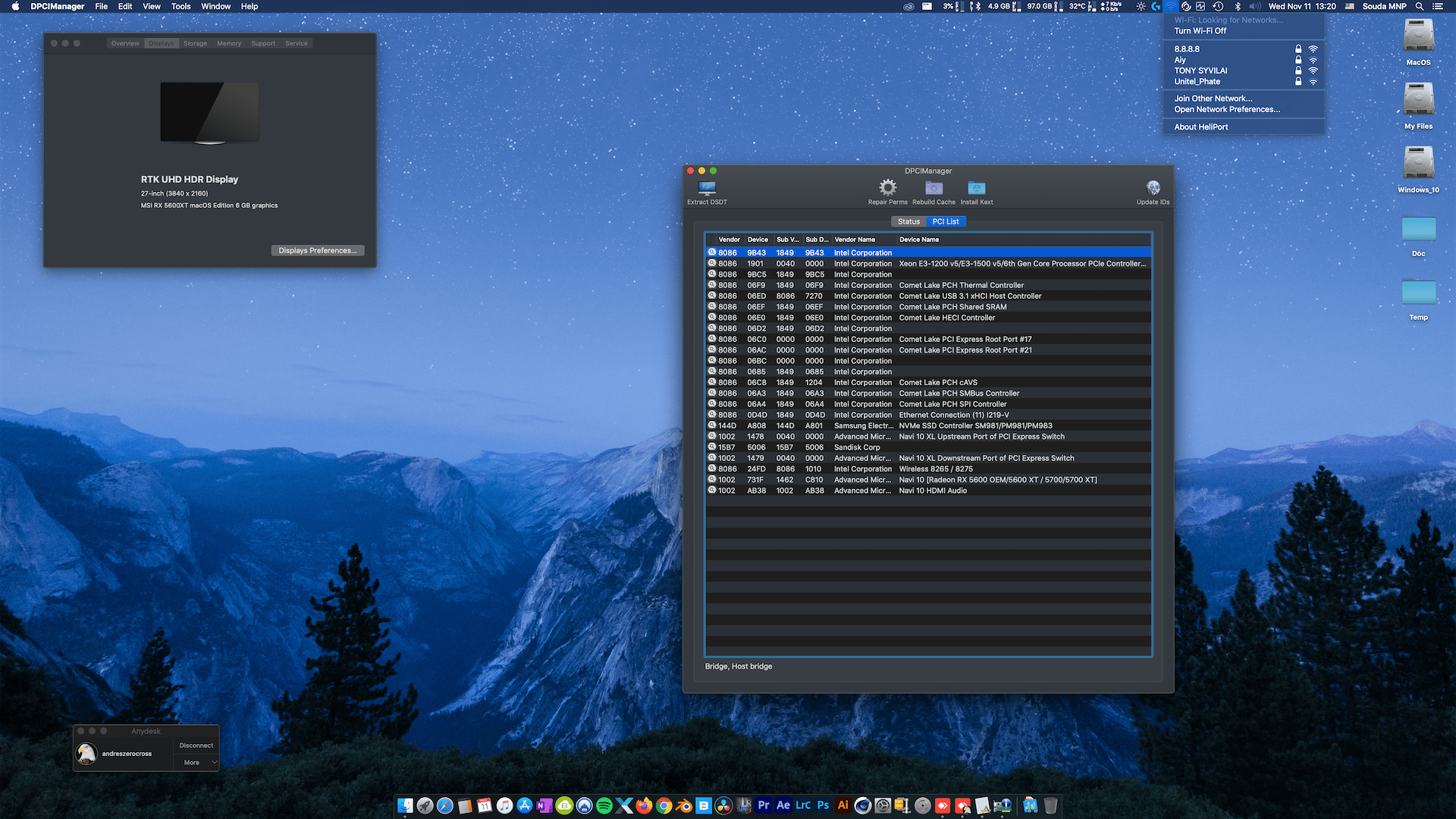 Asrock Z490M Pro 4 + Intel Core i7 10700K + MSI RX 5600XT   OpenCore 2