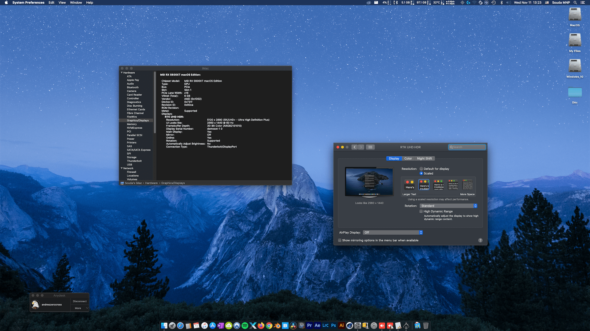 Asrock Z490M Pro 4 + Intel Core i7 10700K + MSI RX 5600XT   OpenCore 7