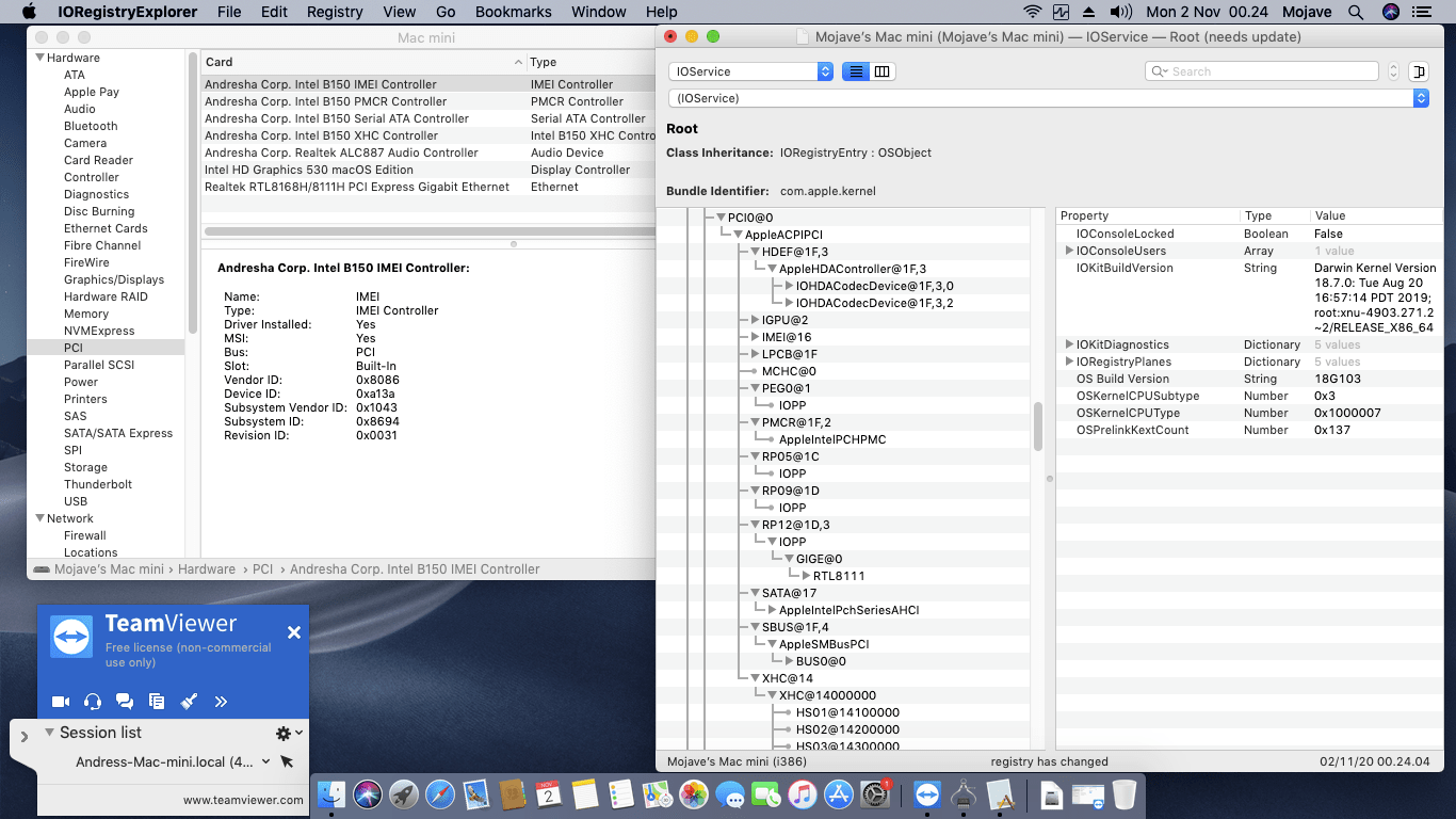 Asus B150M A D3 + Intel Core i3 6100   OpenCore 10
