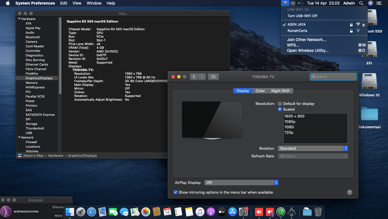 Asus H61M C + Intel Core i5 3570 + Sapphire RX 550 5