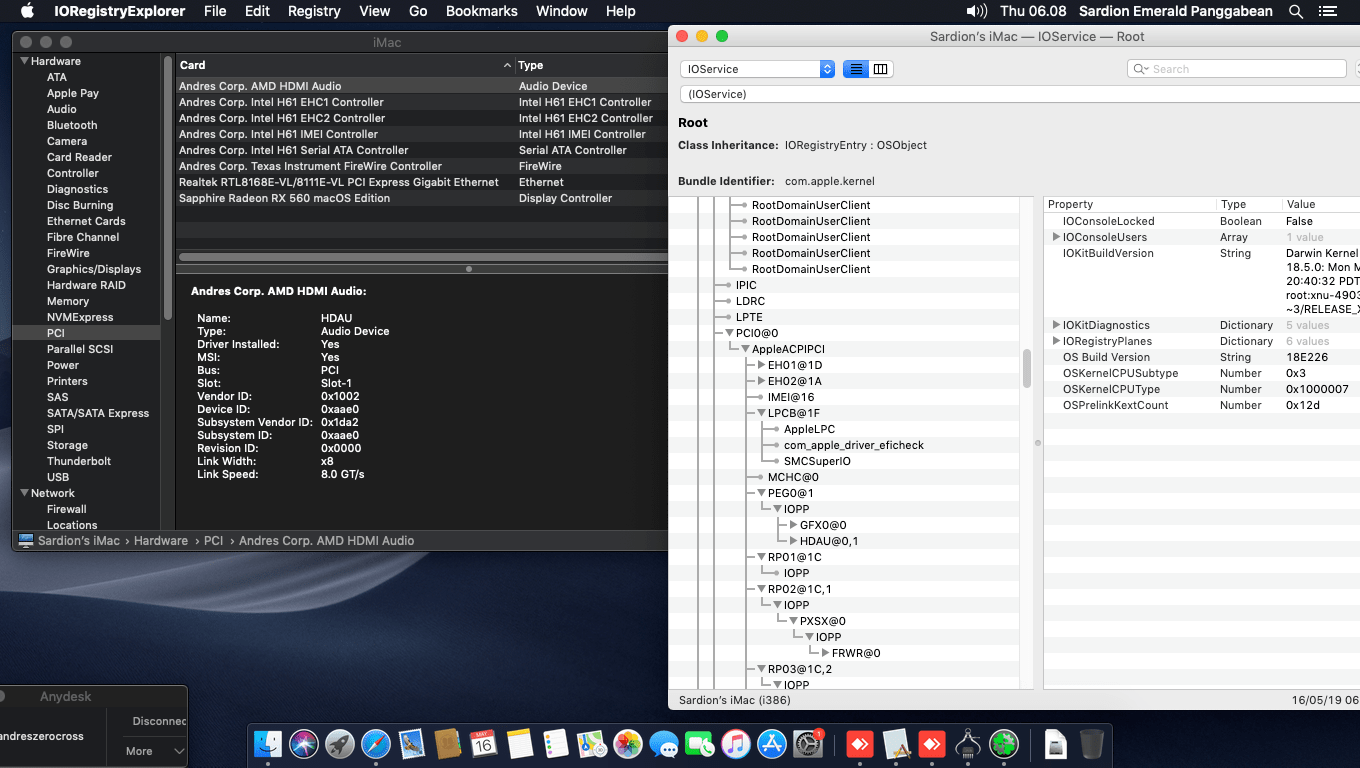 Asus P8H61 M LE + Intel Core i4 3470 + RX 560 8