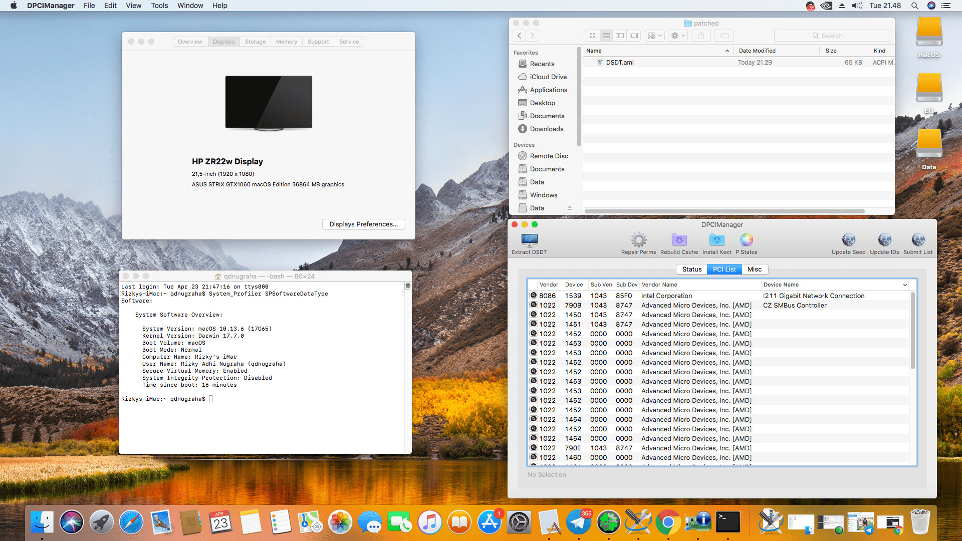 Asus ROG Strix B450 I Gaming + AMD Ryzen 5 2600 + Asus Strix Gaming GTX 1060 2