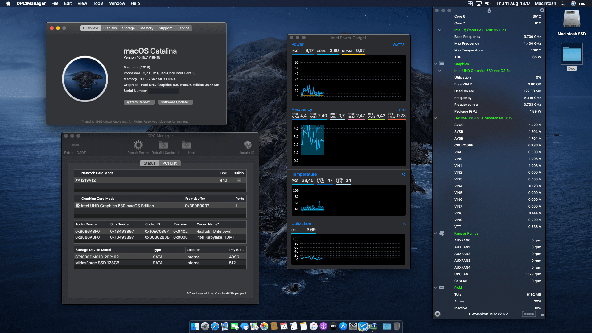 Asrock H410M HVS R2.0 + Intel Core i3 10105 OpenCore 1