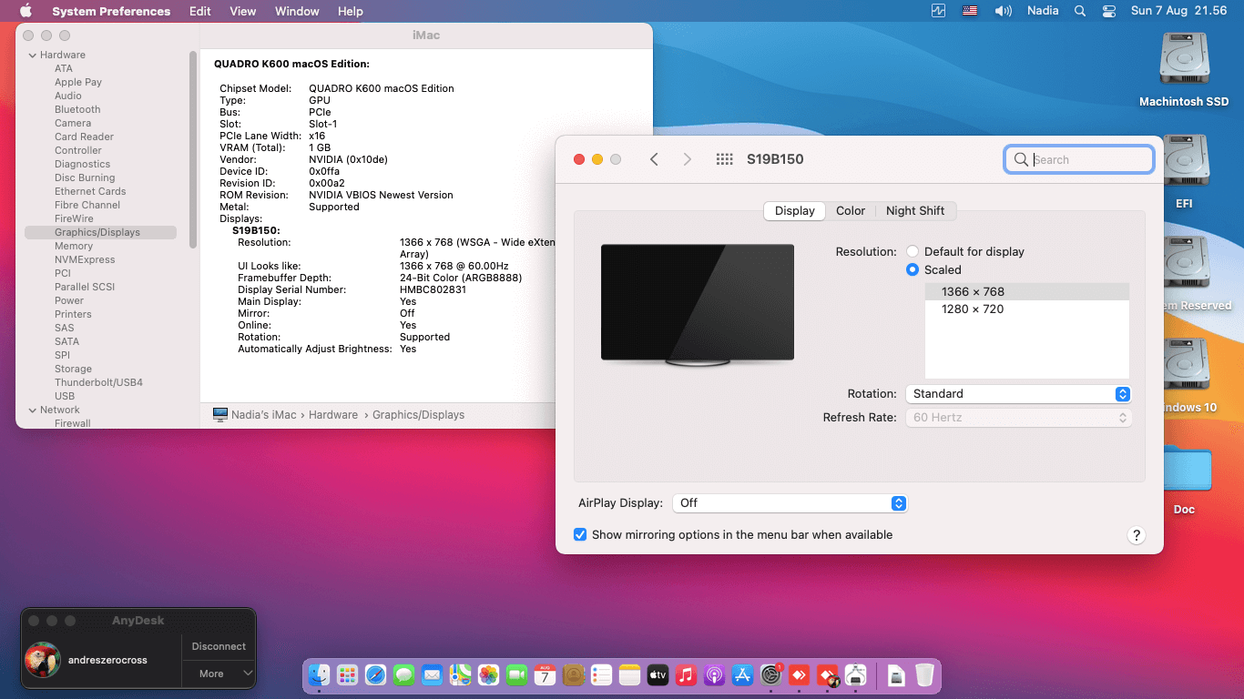 Gigabyte GA H81M DS2 + Intel Core i5 4590 + Nvidia Quadro K600   OpenCore 5