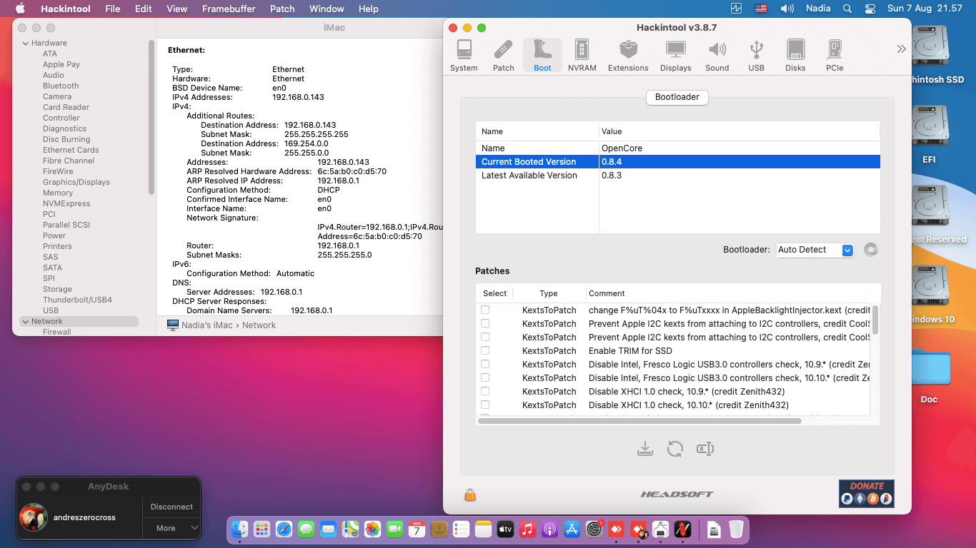 Gigabyte GA H81M DS2 + Intel Core i5 4590 + Nvidia Quadro K600   OpenCore 9