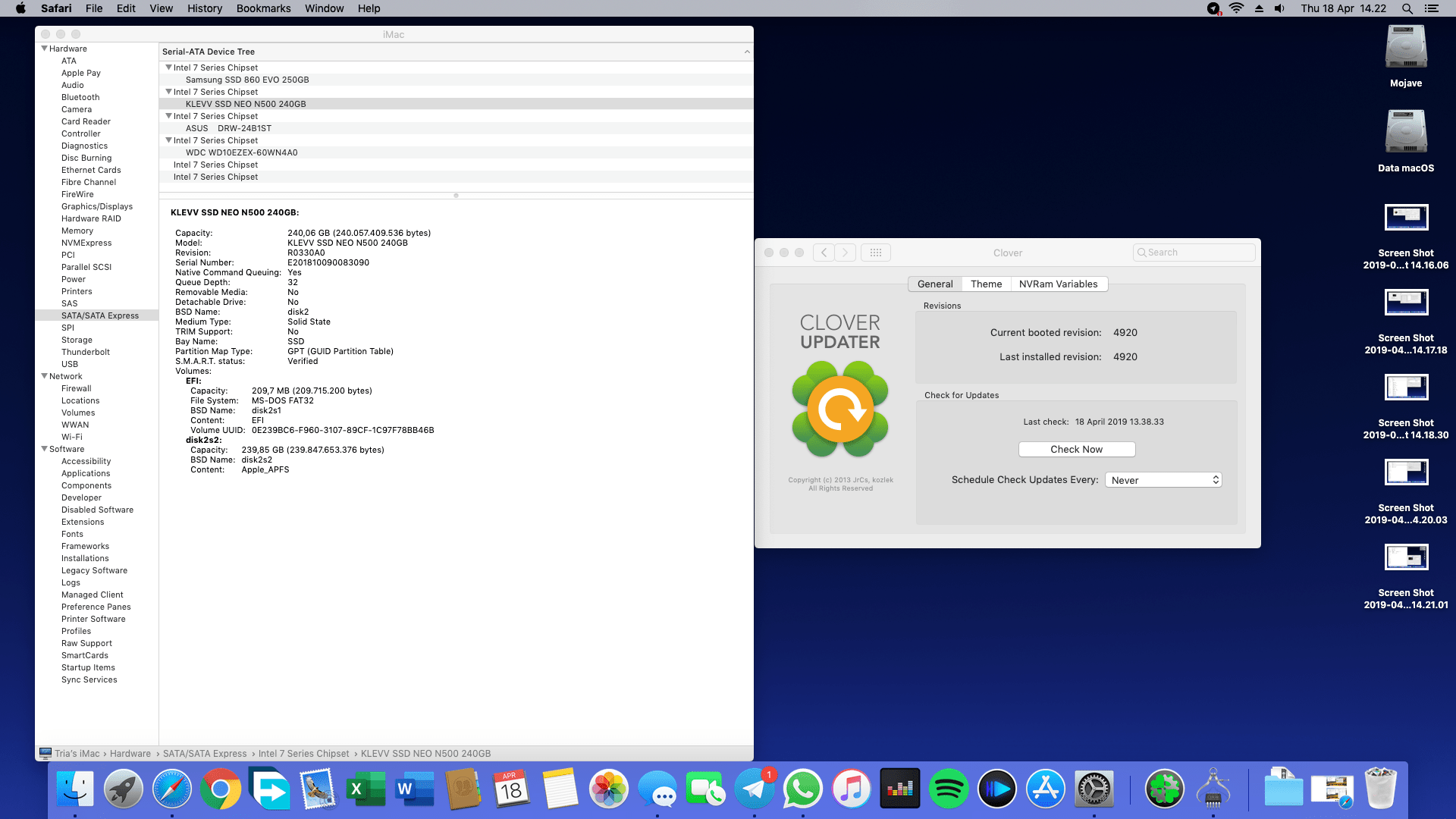 Biostar Z77X Hifi + Intel Core i5 3570 + Sapphire RX 560 6