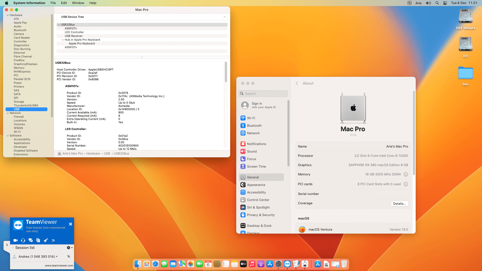 Asrock B660 Steel Legend + Intel Core i5 12400 + Sapphire RX 580   OpenCore 3