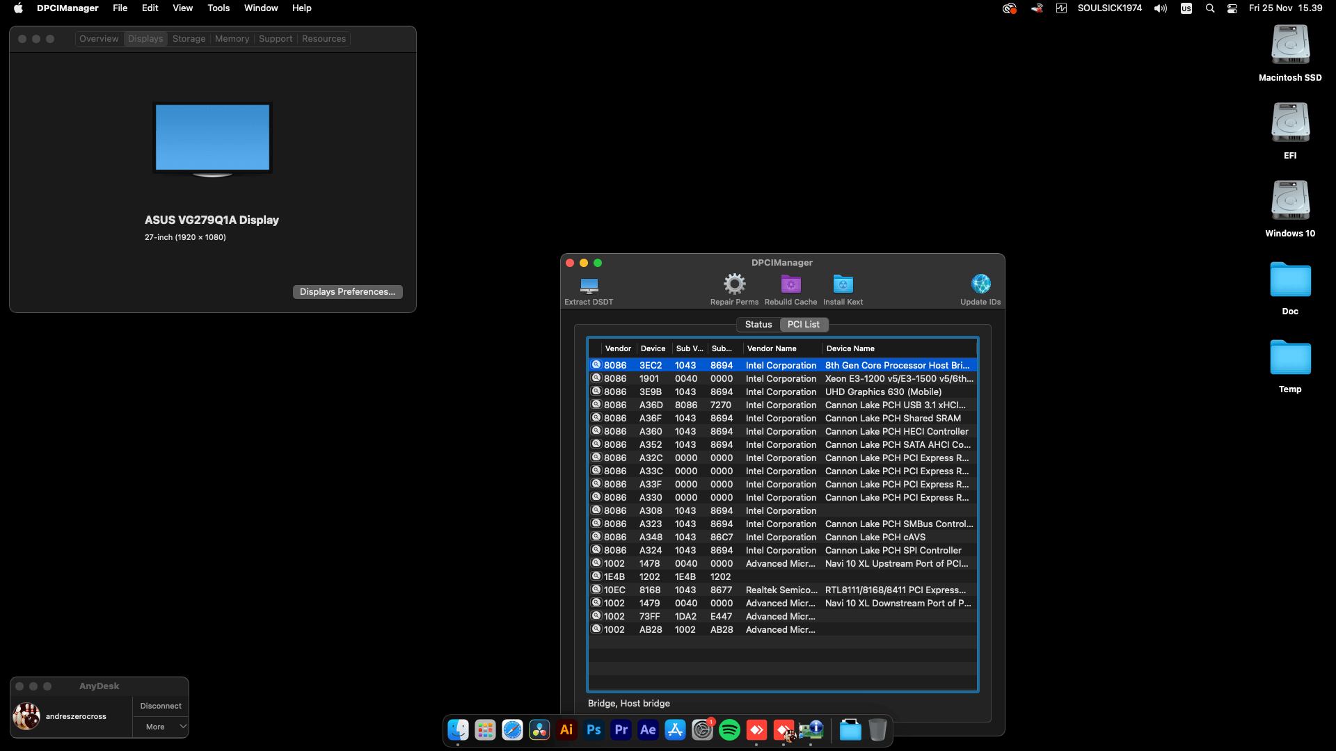 Asus Prime B360M A + IntelCore i5 8600K + Sapphire RX 6600   OpenCore 2