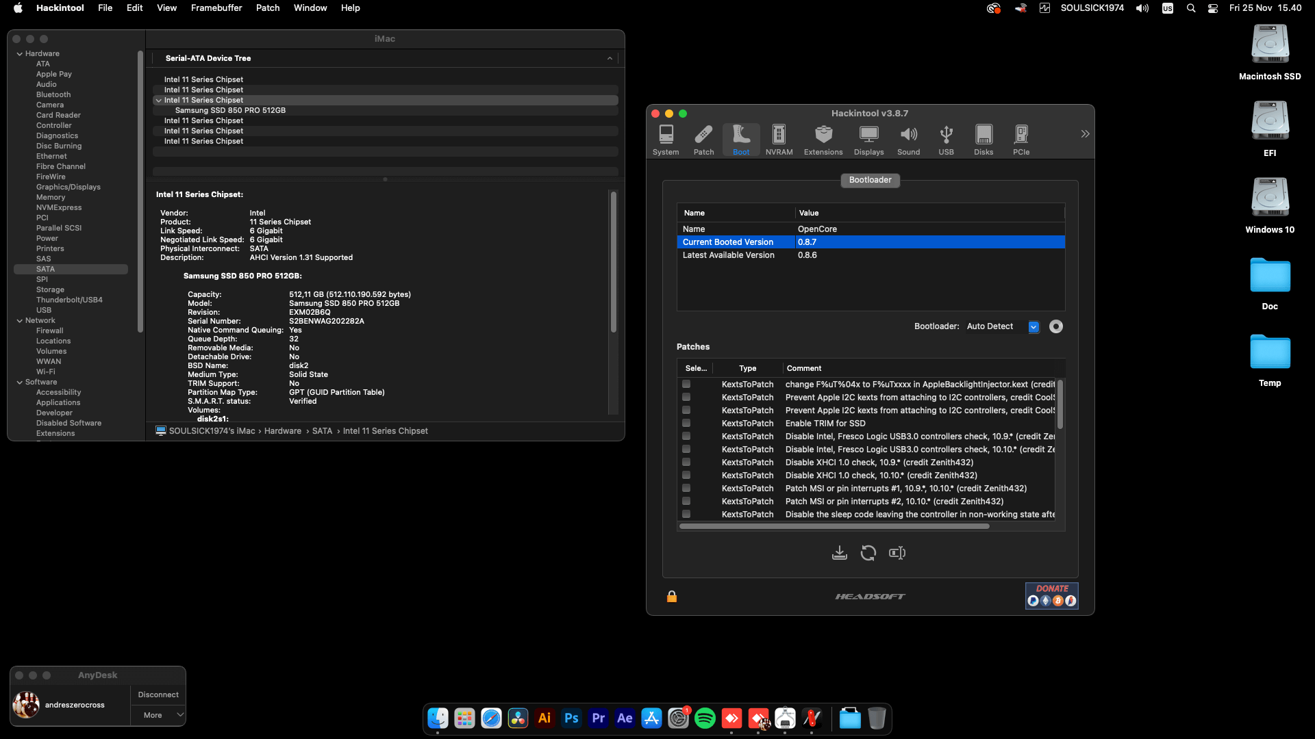 Asus Prime B360M A + IntelCore i5 8600K + Sapphire RX 6600   OpenCore 8