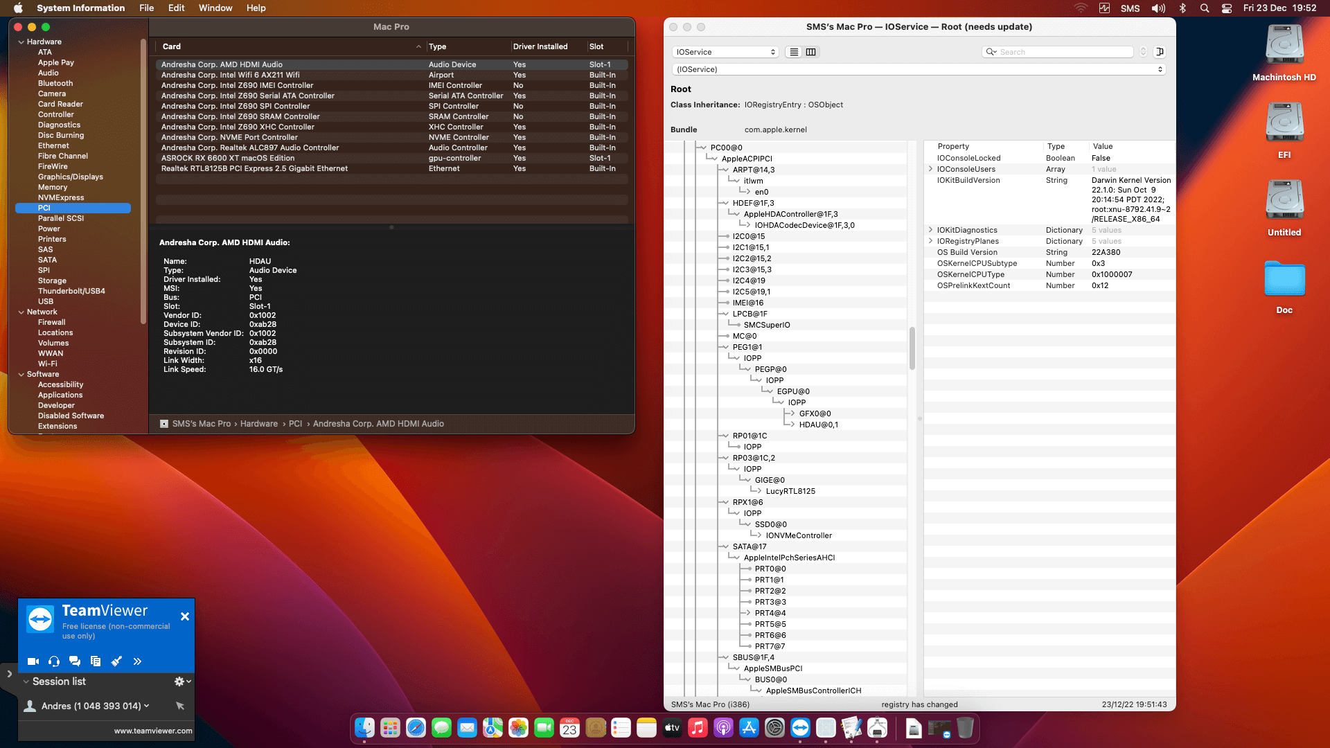 Gigabyte Z690 UD AX + Intel Core i9 12900K + Asrock RX 6600 XT   OpenCore 9