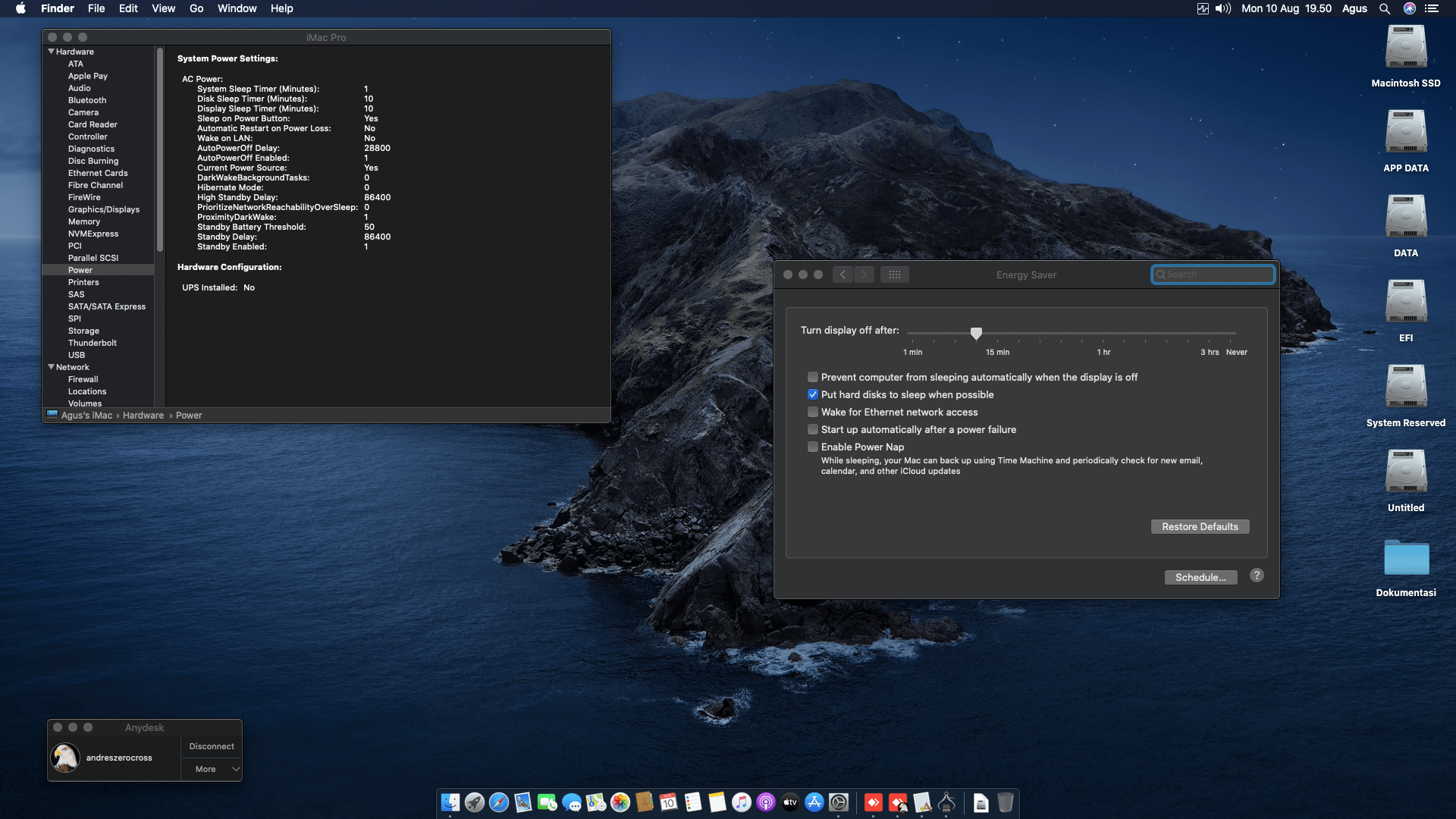 ECS H110M4 C2H + Intel Core i5 7400 + Power Color RX 580 6