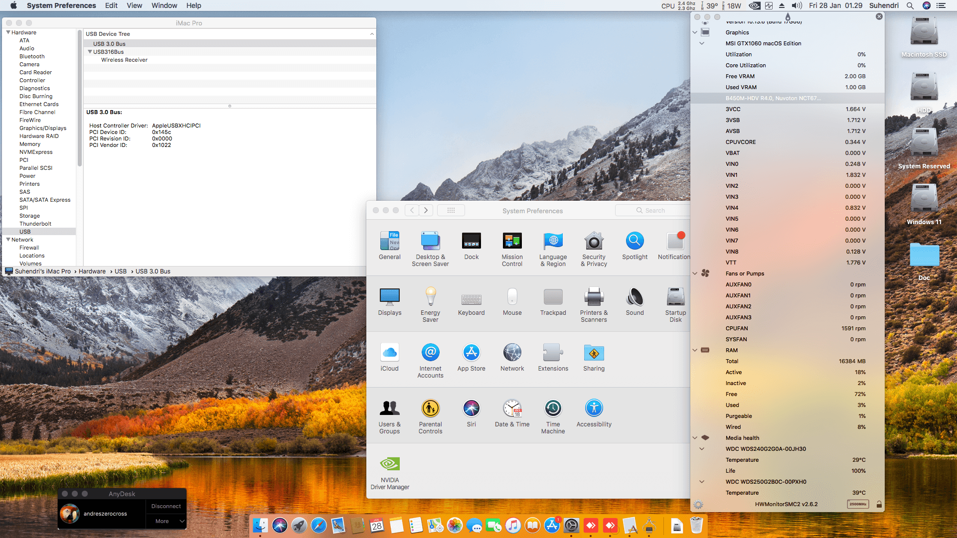 Asrock B450M HDV 4.0 + AMD Ryzen 5 1600 + MSI GTX 1060   OpenCore 3