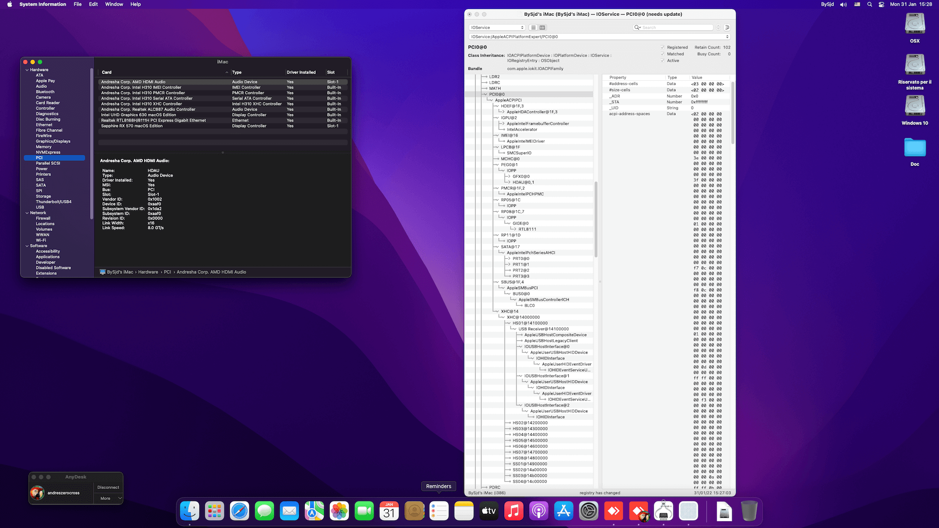 Asus Prime H310M A R2.0 + Intel Core i7 8700K + Sapphire RX 570 OpenCore 9