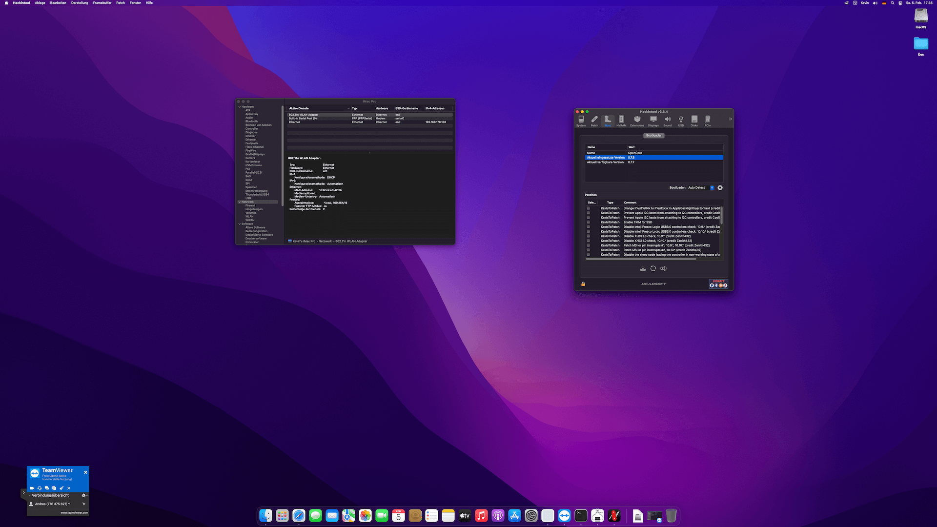 Gigabyte H510M S2H V2 + Intel Core i5 11600K + Sapphire RX 580 OpenCore 8