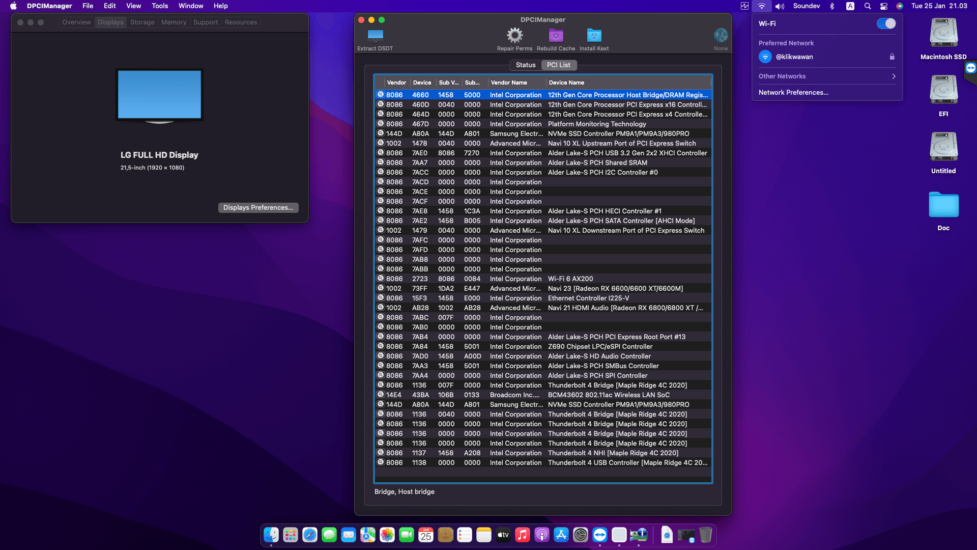 Gigabyte Z690 Aorus Pro + Intel Core i9 12900K + Sapphire RX 6600   OpenCore  2