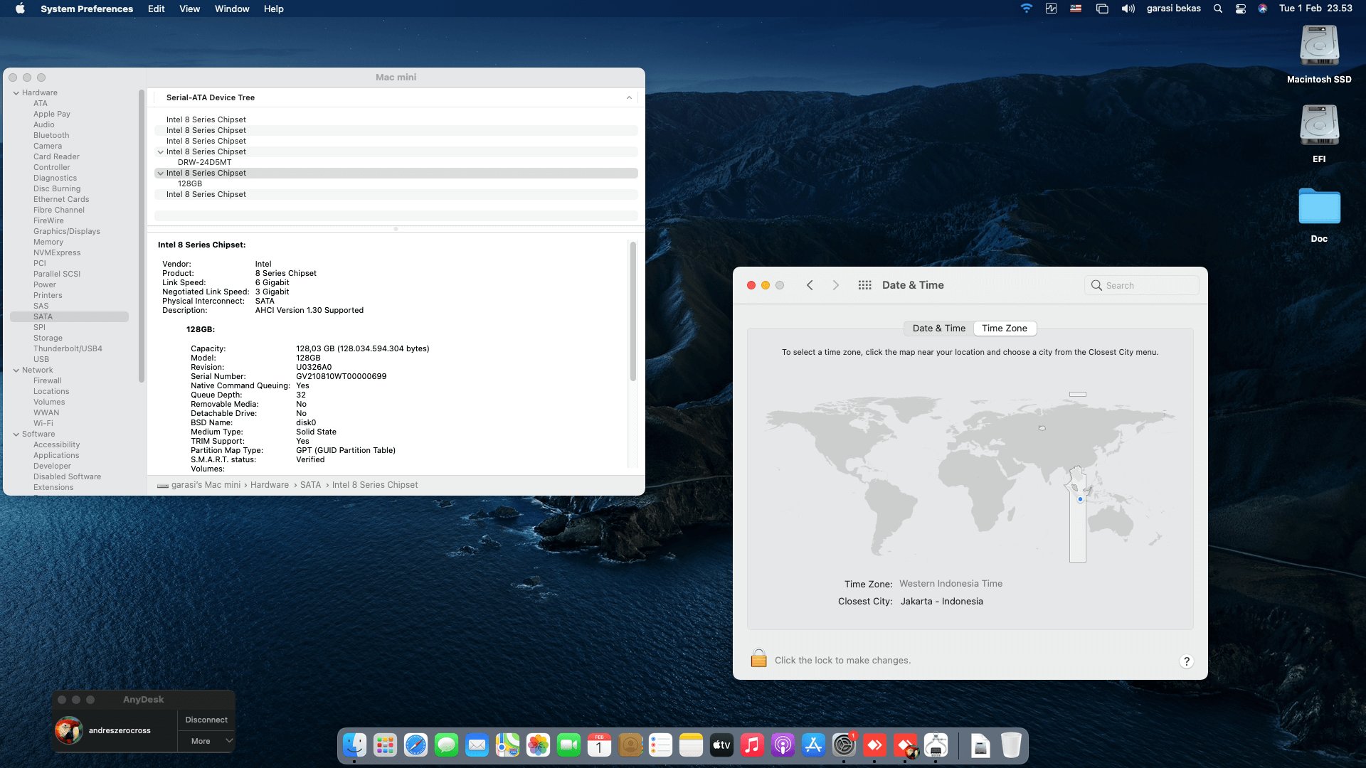 Jetway TiB85MG + Intel Core i3 4130 OpenCore 6