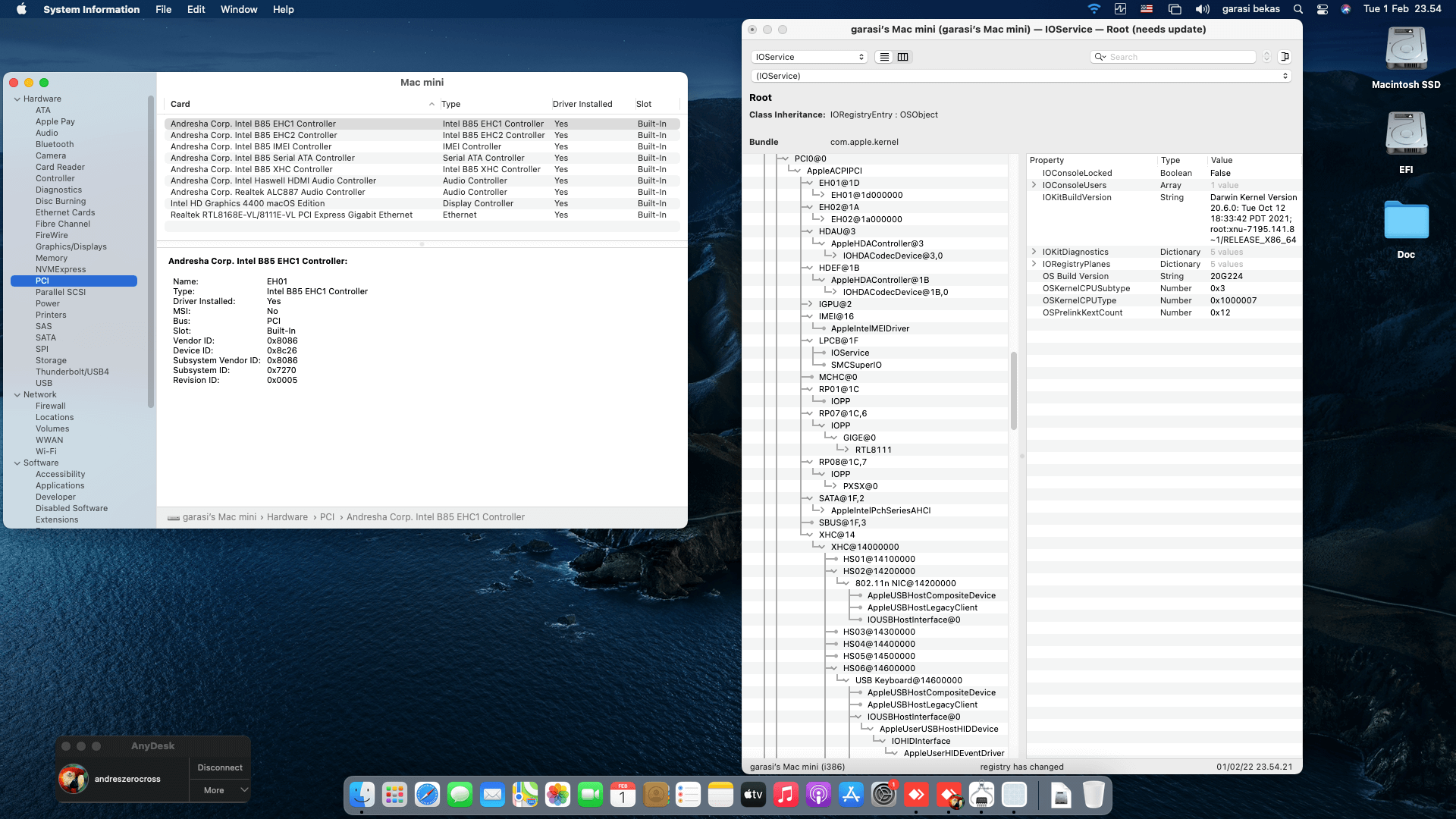 Jetway TiB85MG + Intel Core i3 4130 OpenCore 9