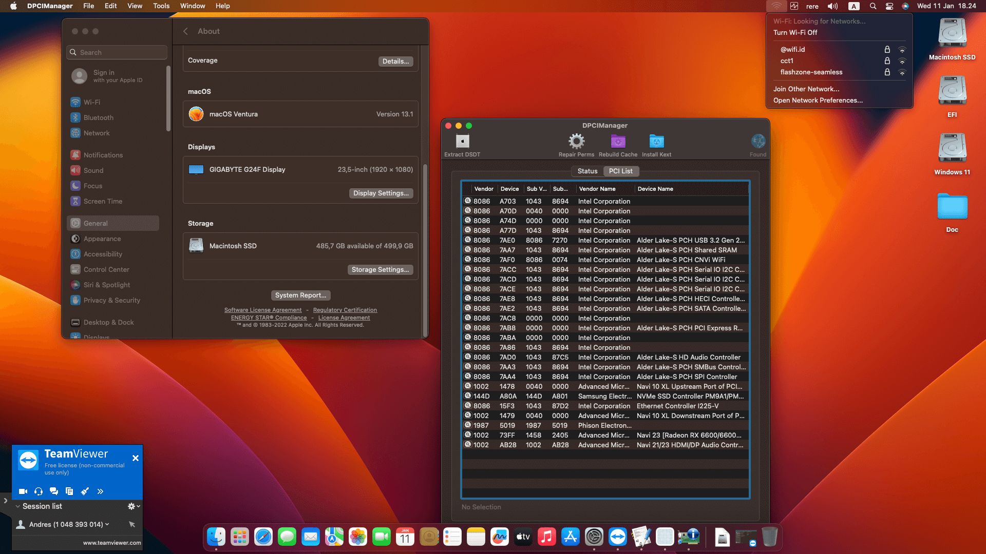 Asus ROG Strix B660 G Gaming Wifi + Intel Core i7 13700 + Gigabyte RX 6650 XT   OpenCore 2