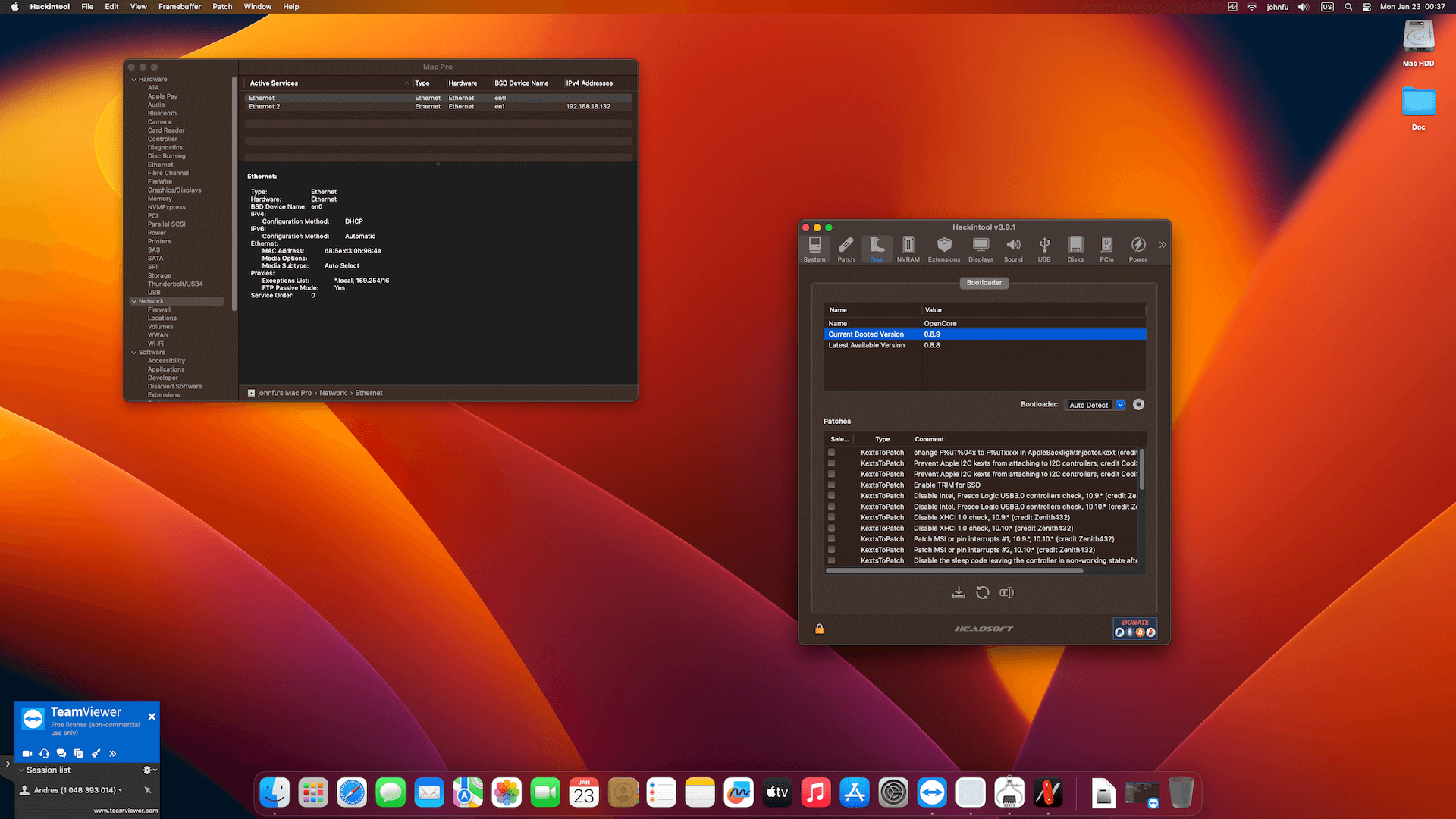 Gigabyte Z590I Aorus Ultra + Intel Core i9 11900 + MSI RX 6600   OpenCore 8