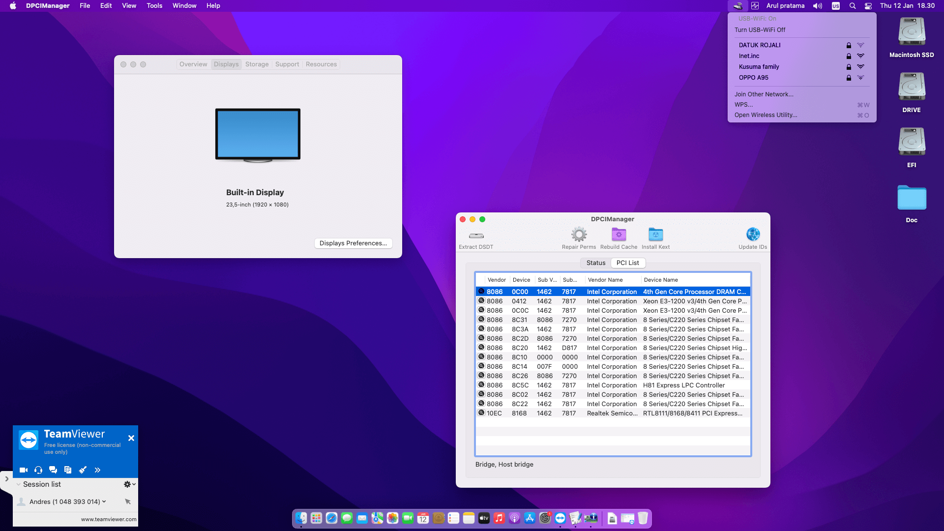 MSI H81M E33 + Intel Core i5 4460 OpenCore 2