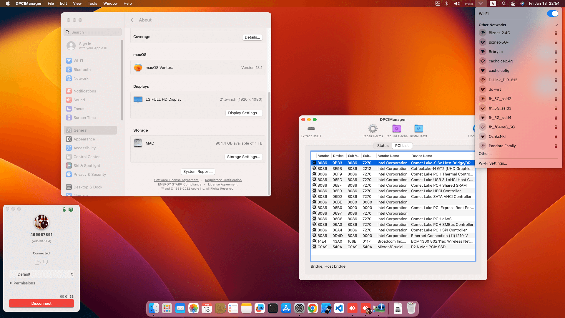 P310S Series SYVVZ + Intel Core i9 10850K   OpenCore 2