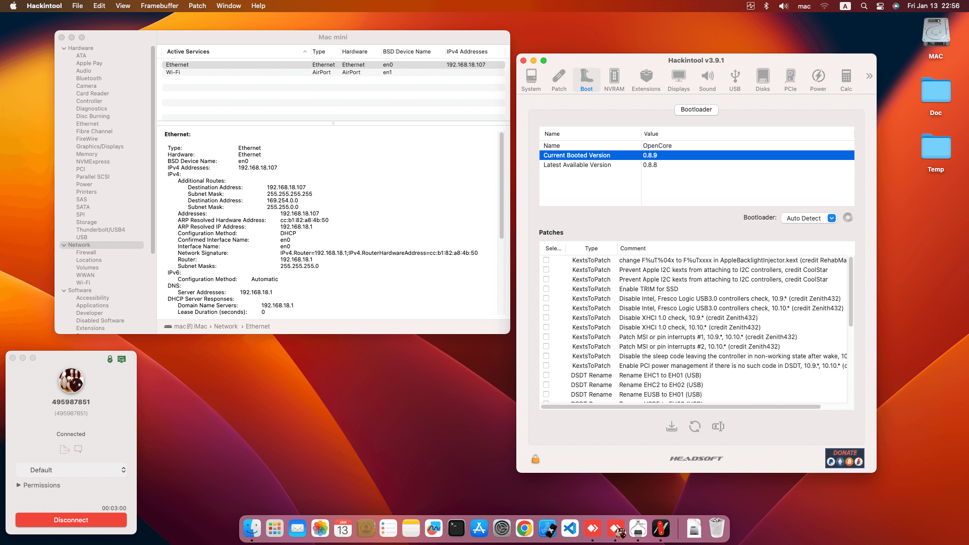 P310S Series SYVVZ + Intel Core i9 10850K   OpenCore 8