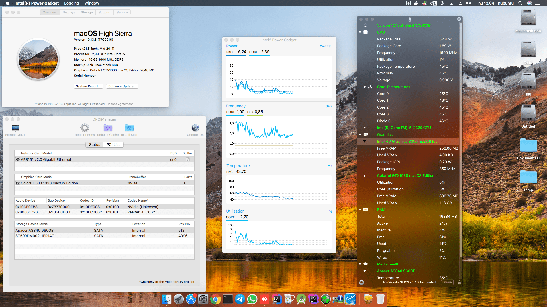 Foxconn H61MXL K + Intel Core i5 2320 + Colorful GT1030 1