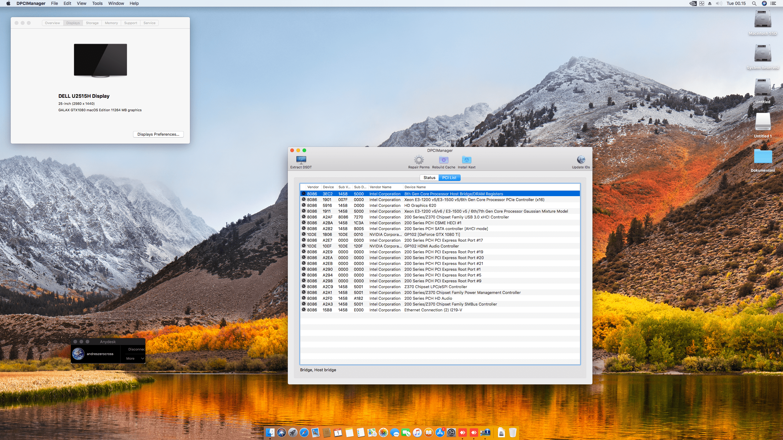 Ggabyte Z370M D3H + Intel Core i7 8700K + Galax 1080Ti 2