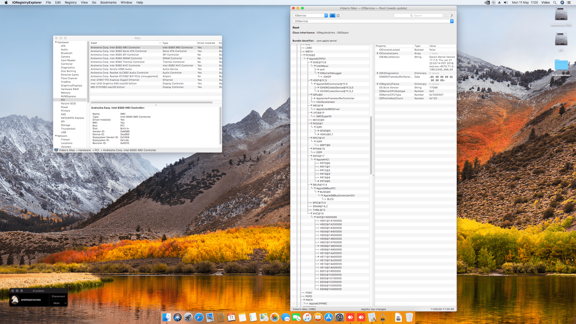Gigabyte B360 Aorus Gaming 3 + Intel Core i7 8700 + MSI GTX1060 9