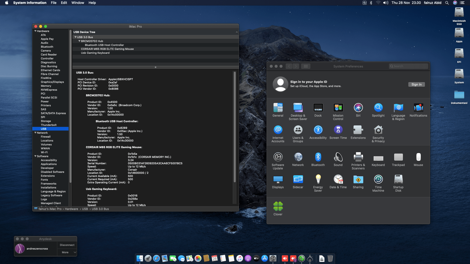 Gigabyte B365 M Aorus Elite + Intel Core i9 9900KF + MSI RX 5700XT 3