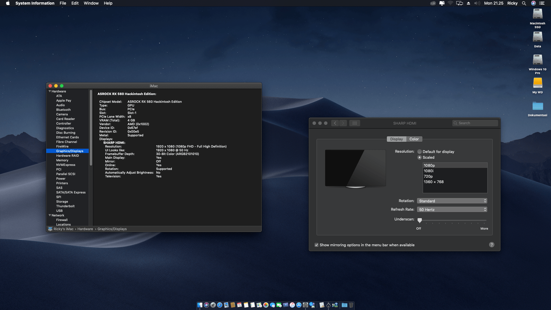 Gigabyte GA B75M HD3 + Intel Core i5 2500 + Asrock RX 560 4