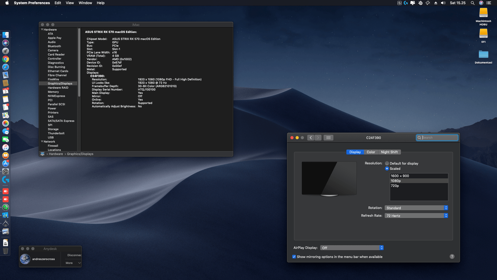 Gigabyte GA H110M DS2 + Intel Core i5 7500 + Asus STRIX RX 570 5