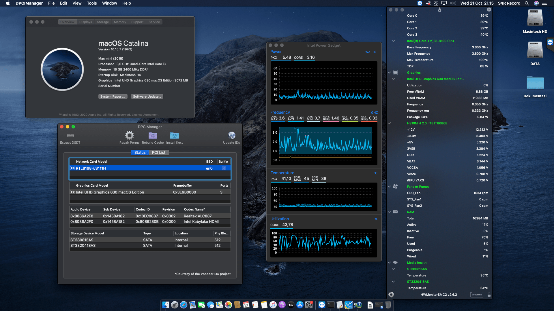 Gigabyte GA H310M H 2.0 + Intel Core i3 8100   OpenCore 1