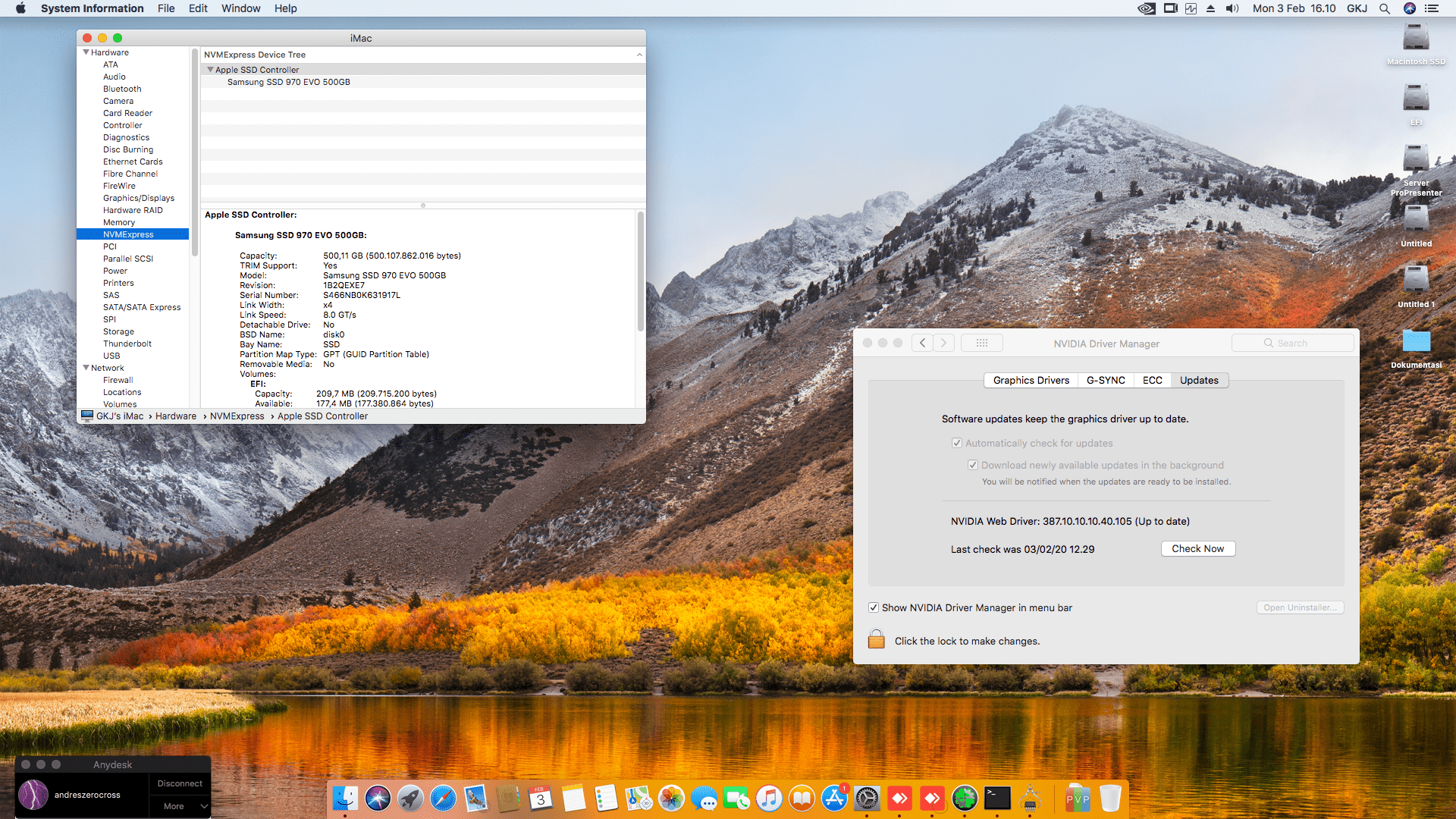 Gigabyte GA Z170X Gaming 3 + Intel Core i7 6700K + Gigabyte GTX 1060 7